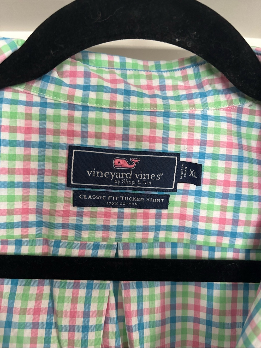 Vineyard Vines Multicolor Check Button-Down Shirt - Pink, Blue, Green